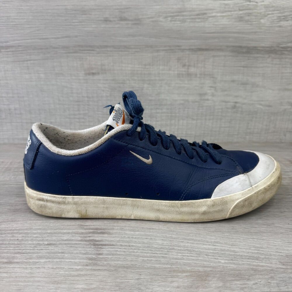 Nike SB Blazer Low XT AQ3499-411 Men's 10.5 Shoes Quartersnacks Navy Sneakers